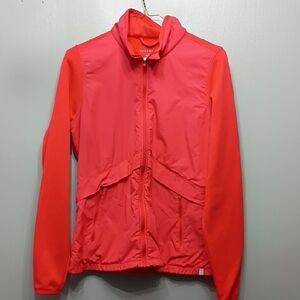 Nike Orange Zip Up Athletic Jacket SZ L